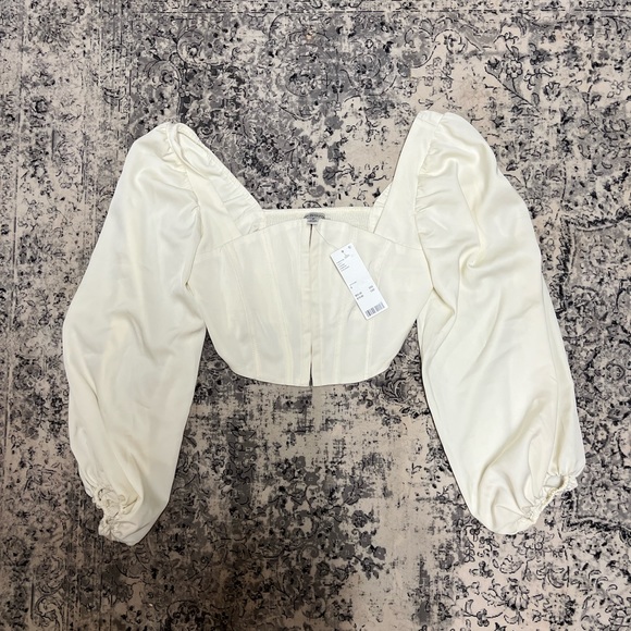 NWT Urban long sleeve corset top